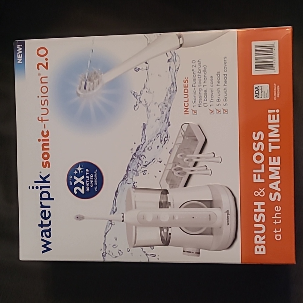 NIB Waterpik Sonic Fusion 2.0 waterpick and toothbrush in one